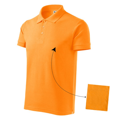 Polokošile pánská 212 Cotton  - A2 tangerine orange