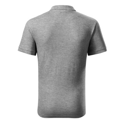 Polokošile pánská 215 Cotton Heavy  - 12 tmavě šedý melír