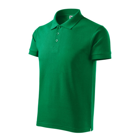 Polokošile pánská 215 Cotton Heavy  - 16 středně zelená