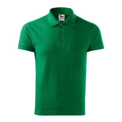 Polokošile pánská 215 Cotton Heavy  - 16 středně zelená