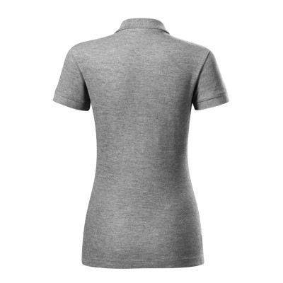 Polokošile dámská 216 Cotton Heavy  - 12 tmavě šedý melír