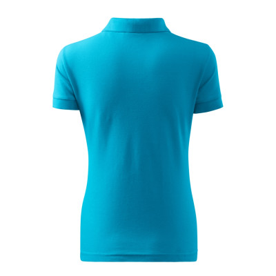 Polokošile dámská 216 Cotton Heavy  - 44 tyrkysová