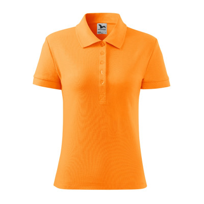 Polokošile dámská 216 Cotton Heavy  - A2 tangerine orange