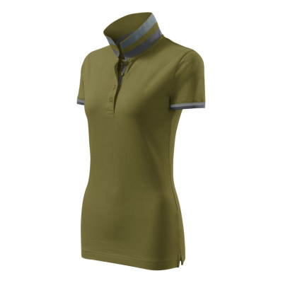 Polokošile dámská 257 Collar Up  - A3 avocado green