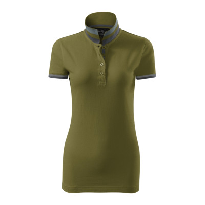 Polokošile dámská 257 Collar Up  - A3 avocado green