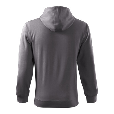 Mikina pánská 410 Trendy Zipper  - 36 ocelově šedá