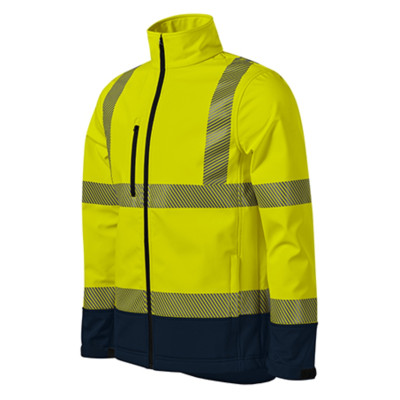 Softshellová bunda unisex 5V3 HV Drop  - 97 fluorescenční žlutá