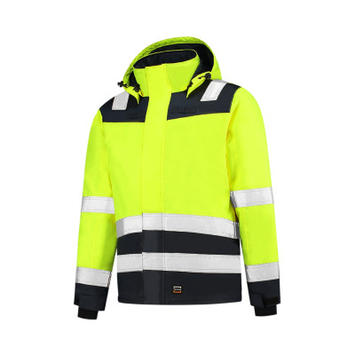 Pracovní bunda unisex T51 Midi Parka High Vis Bicolor  - 97 fluorescenční žlutá