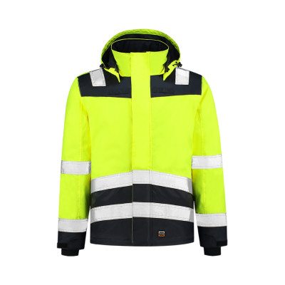 Pracovní bunda unisex T51 Midi Parka High Vis Bicolor  - 97 fluorescenční žlutá