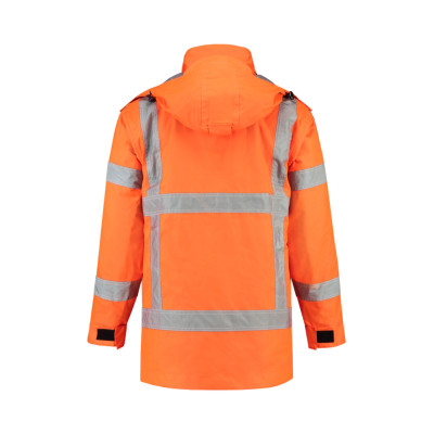 Pracovní bunda unisex T50 RWS Parka  - 98 fluorescenční oranžová
