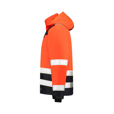 Pracovní bunda unisex T51 Midi Parka High Vis Bicolor  - 98 fluorescenční oranžová