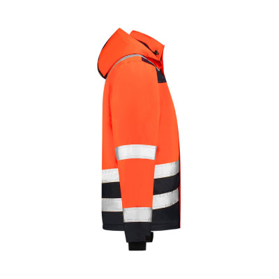 Pracovní bunda unisex T51 Midi Parka High Vis Bicolor  - 98 fluorescenční oranžová