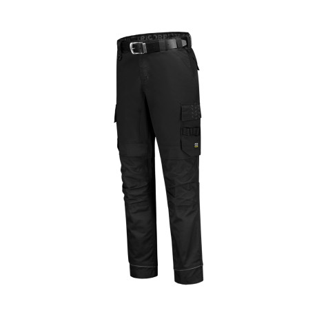 Pracovní kalhoty unisex T62 Work Pants Twill Cordura Stretch  - T1 černá