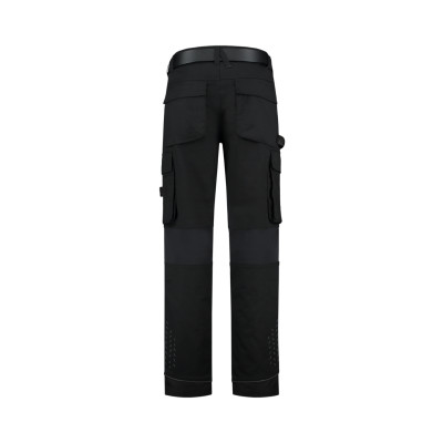 Pracovní kalhoty unisex T62 Work Pants Twill Cordura Stretch  - T1 černá