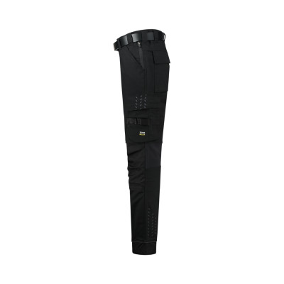 Pracovní kalhoty unisex T62 Work Pants Twill Cordura Stretch  - T1 černá