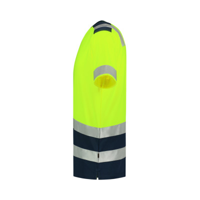 Tričko unisex T01 T-Shirt High Vis Bicolor  - 97 fluorescenční žlutá