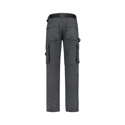 Pracovní kalhoty unisex T62 Work Pants Twill Cordura Stretch  - T4 tmavě šedá