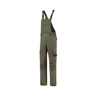 Pracovní kalhoty s laclem unisex T67 Bib & Brace Twill Cordura  - TA army