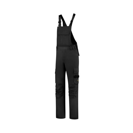 Pracovní kalhoty s laclem unisex T67 Bib & Brace Twill Cordura  - T1 černá