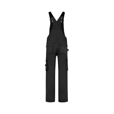 Pracovní kalhoty s laclem unisex T67 Bib & Brace Twill Cordura  - T1 černá