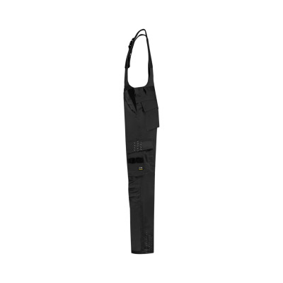 Pracovní kalhoty s laclem unisex T67 Bib & Brace Twill Cordura  - T1 černá