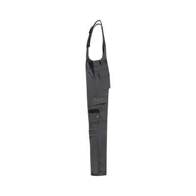 Pracovní kalhoty s laclem unisex T67 Bib & Brace Twill Cordura  - T4 tmavě šedá