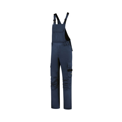 Pracovní kalhoty s laclem unisex T67 Bib & Brace Twill Cordura  - T2 námořní modrá