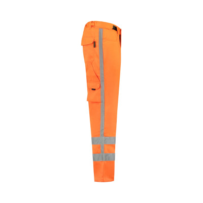 Pracovní kalhoty unisex T65 RWS Work Pants  - 98 fluorescenční oranžová