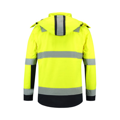 Softshellová bunda unisex T52 Bi-color EN ISO 20471 Softshell  - 97 fluorescenční žlutá