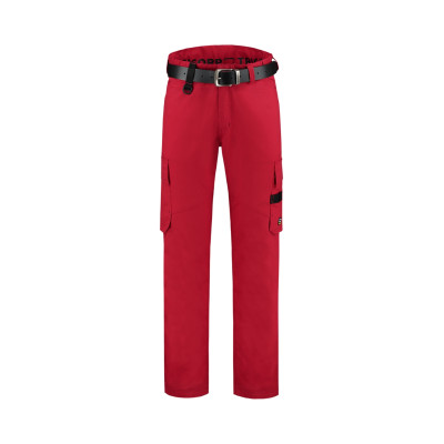 Pracovní kalhoty unisex T64 Work Pants Twill  - T7 červená