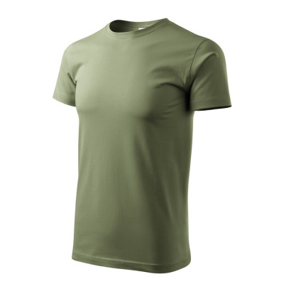 Tričko pánské 129 Basic  - 09 khaki