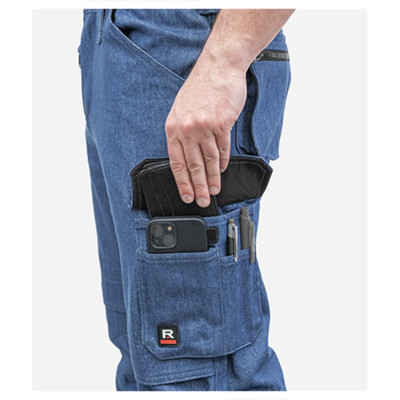 Pracovní džíny pánské W08 Vertex  - A8 světlý denim