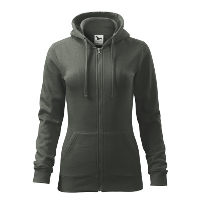 Mikina dámská 411 Trendy Zipper  - 67 tmavá břidlice