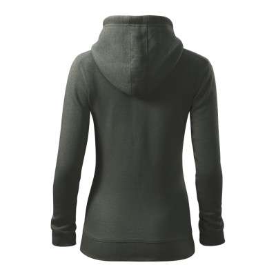 Mikina dámská 411 Trendy Zipper  - 67 tmavá břidlice