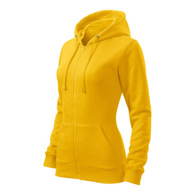 Mikina dámská 411 Trendy Zipper  - 04 žlutá