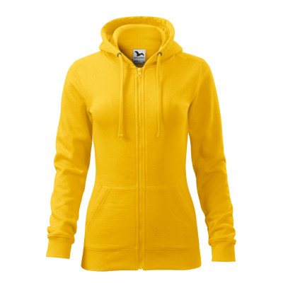 Mikina dámská 411 Trendy Zipper  - 04 žlutá