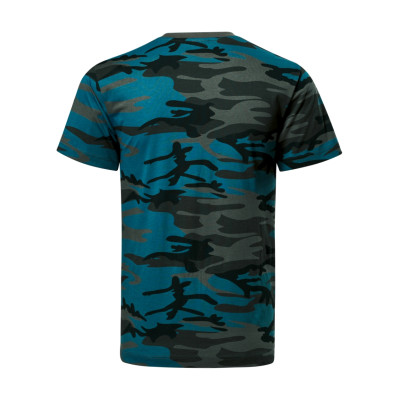 Tričko unisex 144 Camouflage  - C1 camouflage petrol