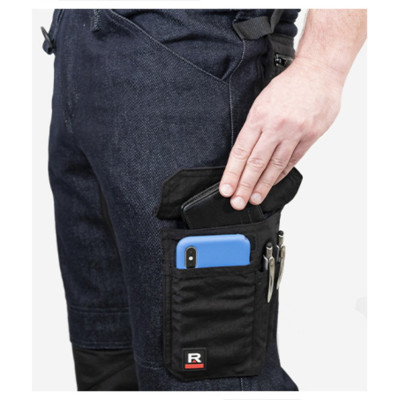 Pracovní džíny pánské W08 Vertex  - A9 tmavý denim