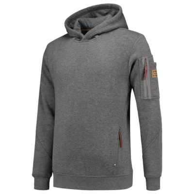 Mikina pánská T42 Premium Hooded Sweater  - TD stone melange
