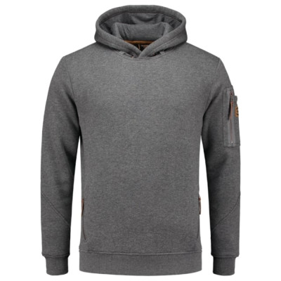 Mikina pánská T42 Premium Hooded Sweater  - TD stone melange