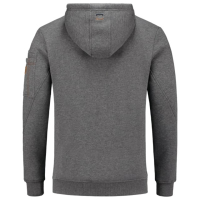 Mikina pánská T42 Premium Hooded Sweater  - TD stone melange