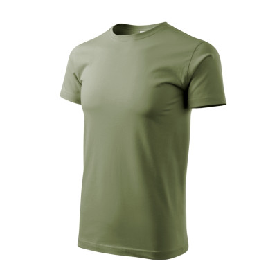 Tričko pánské 129 Basic  - 28 světlá khaki
