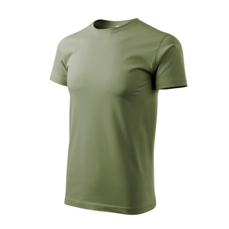 Tričko pánské 129 Basic  - 28 světlá khaki