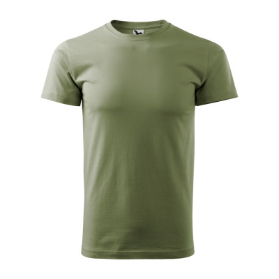Tričko pánské 129 Basic  - 28 světlá khaki