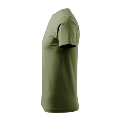 Tričko pánské 129 Basic  - 28 světlá khaki