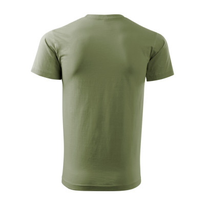 Tričko pánské 129 Basic  - 28 světlá khaki