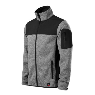 Softshellová bunda pánská 550 Casual  - C3 knit light gray