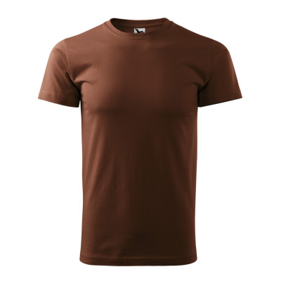 Tričko pánské 129 Basic  - 38 čokoládová