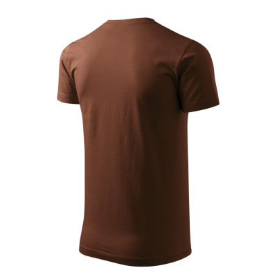 Tričko pánské 129 Basic  - 38 čokoládová
