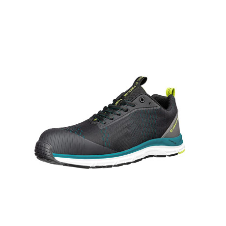 Polobotky unisex S24 AER55 IMPULSE BLACK BLUE LOW  - B1 černá
